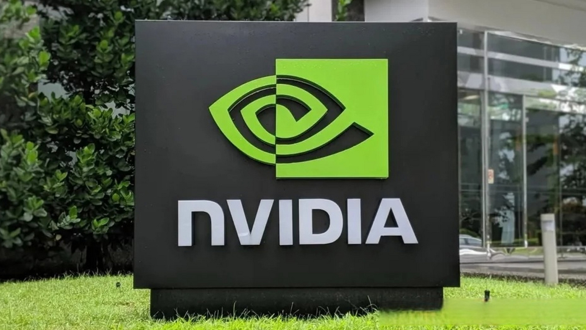 NVIDIA英偉達logo設計(jì)門(mén)口标識/