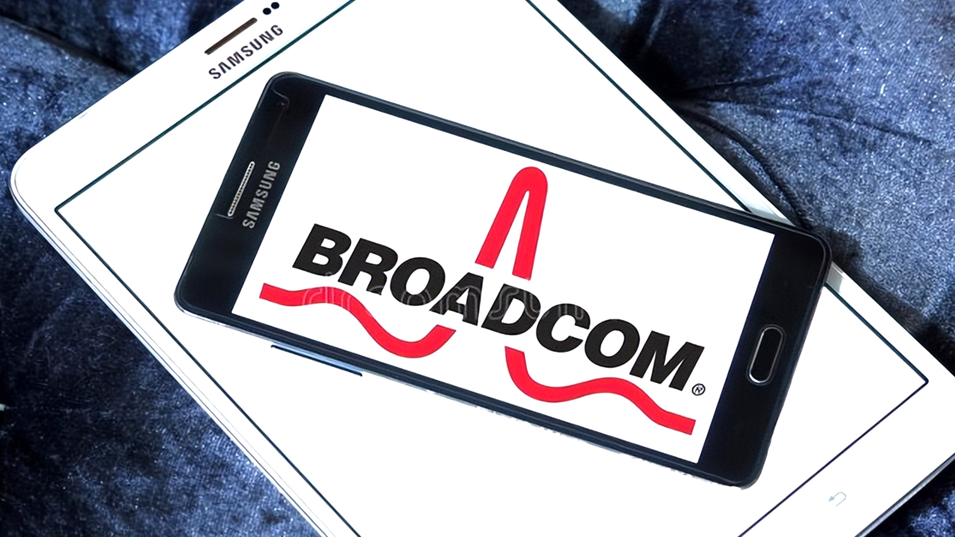 Broadcom博通(tōng)芯片公司logo設計(jì)手機(jī)UI效果圖/
