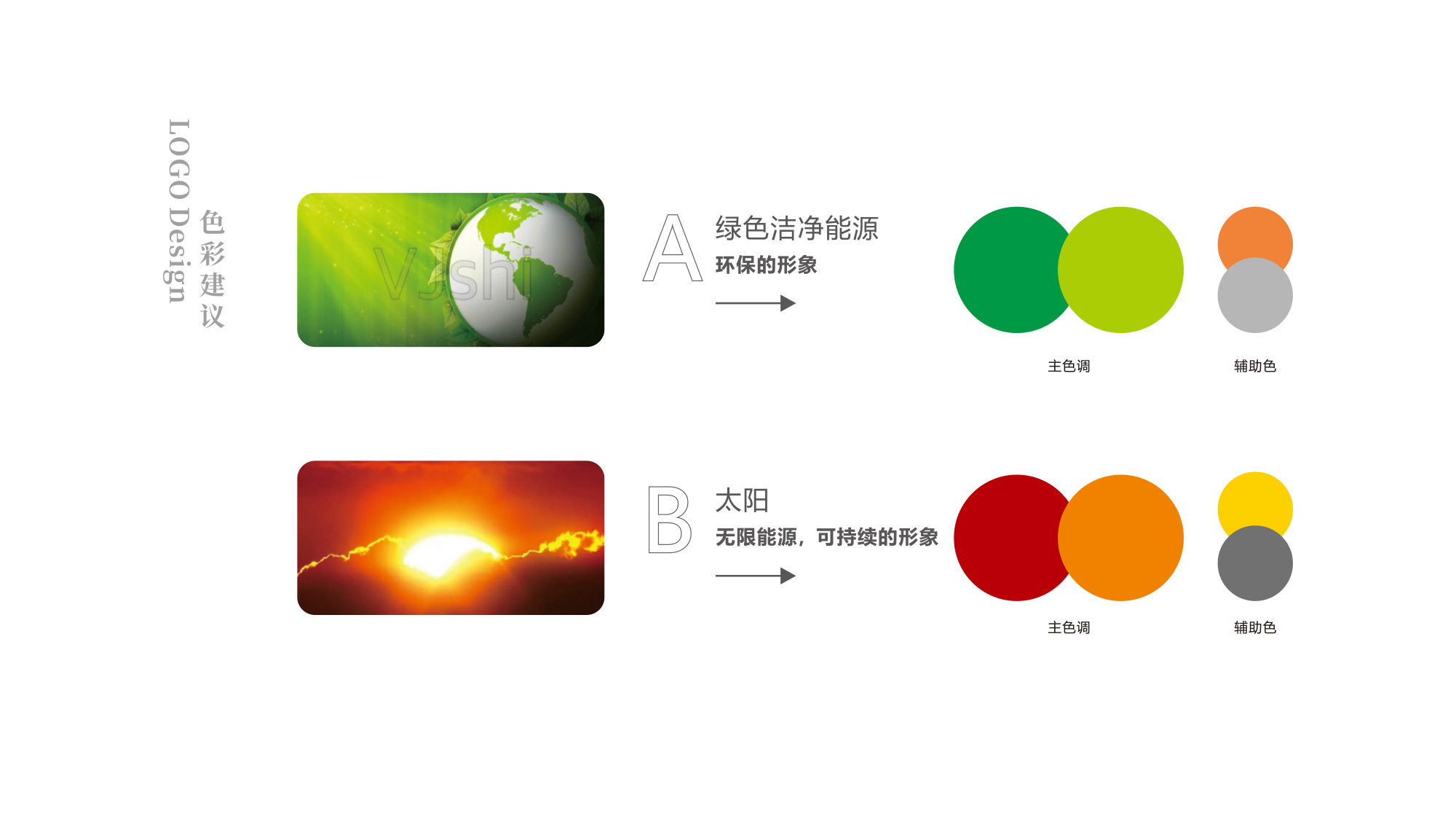 中伏綠(lǜ)能(néng)科(kē)技(jì)LOGO設計(jì)色彩選擇