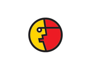 機(jī)器(qì)人(rén)側臉做(zuò)的(de)LOGO設計(jì)