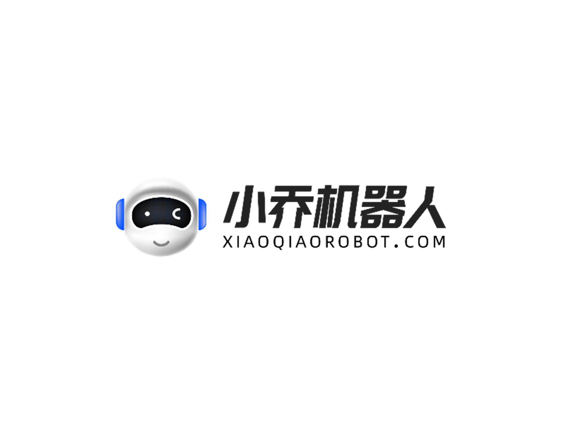 小(xiǎo)喬機(jī)器(qì)人(rén)LOGO設計(jì)創意是(shì)直接以藍(lán)色機(jī)器(qì)人(rén)的(de)頭像為(wèi)圖案