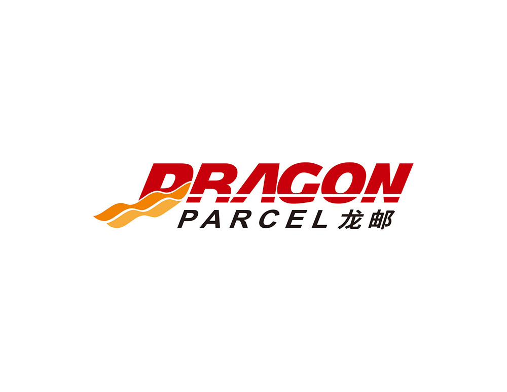 深圳龍郵物(wù)流LOGO創意取英文(wén)品牌名稱為(wèi)創意，D字母上(shàng)的(de)延伸造型設計(jì)體(tǐ)現(xiàn)出物(wù)流的(de)屬性和(hé)速度的(de)設計(jì)概念