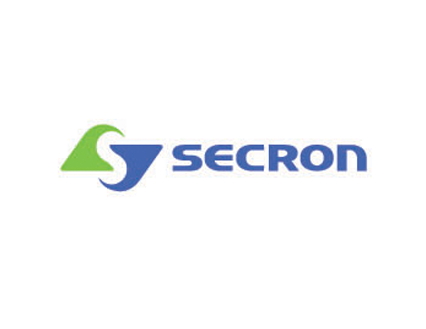 SECRON品牌标志(zhì)創意以首字母S為(wèi)核心，通(tōng)過色塊正負組合巧妙的(de)搭配出S字母。