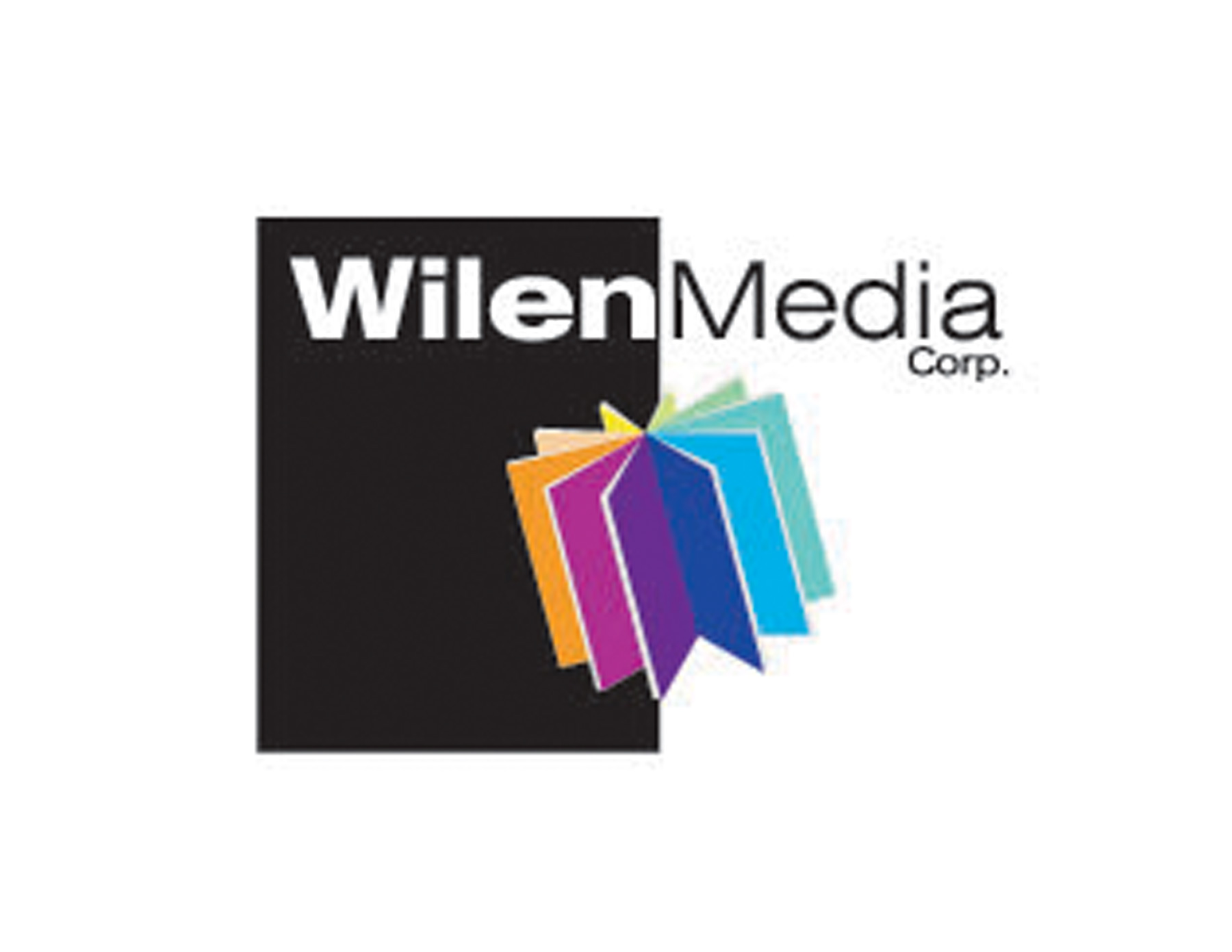 WilenMedia傳媒公司LOGO設計(jì)以黑(hēi)色與彩色立體(tǐ)元素形成鮮明(míng)的(de)對(duì)比。