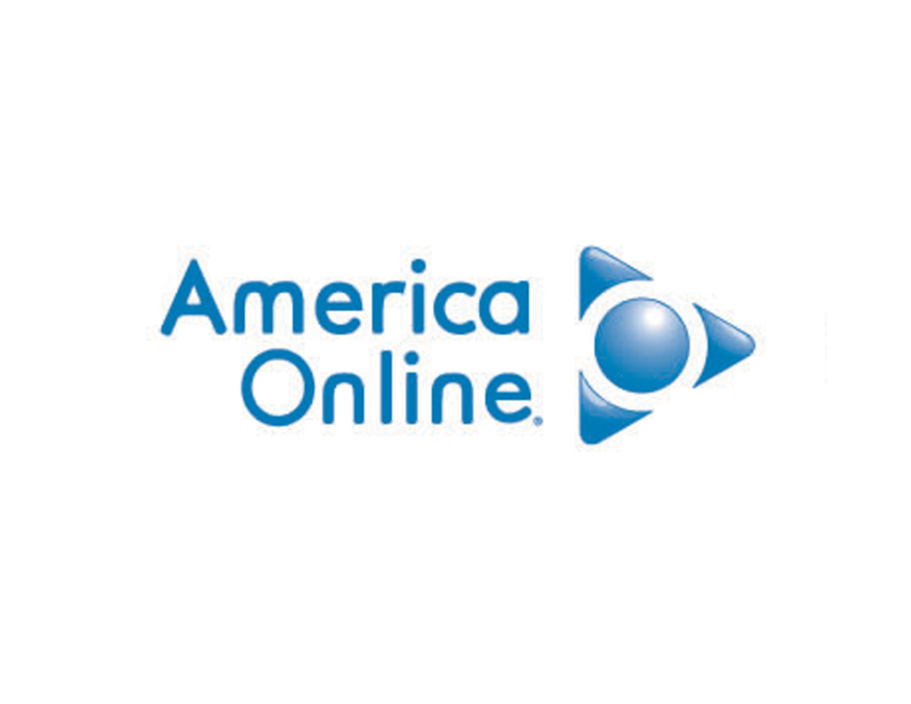 AmericaOnline軟件(jiàn)信息技(jì)術(shù)公司商标設計(jì)以圓形與三角形結合創意