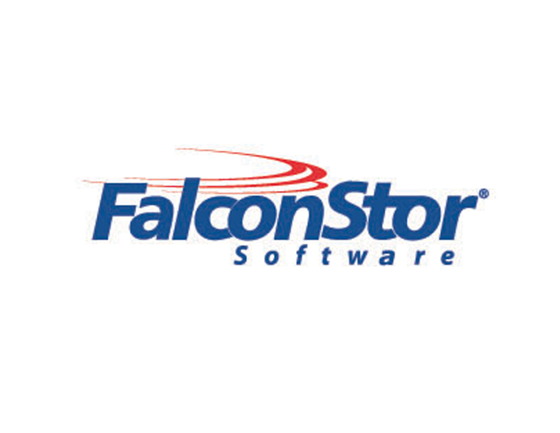 物(wù)流LOGO設計(jì)是(shì)以品牌名Falconstor加上(shàng)運動的(de)軌迹元素創意而成