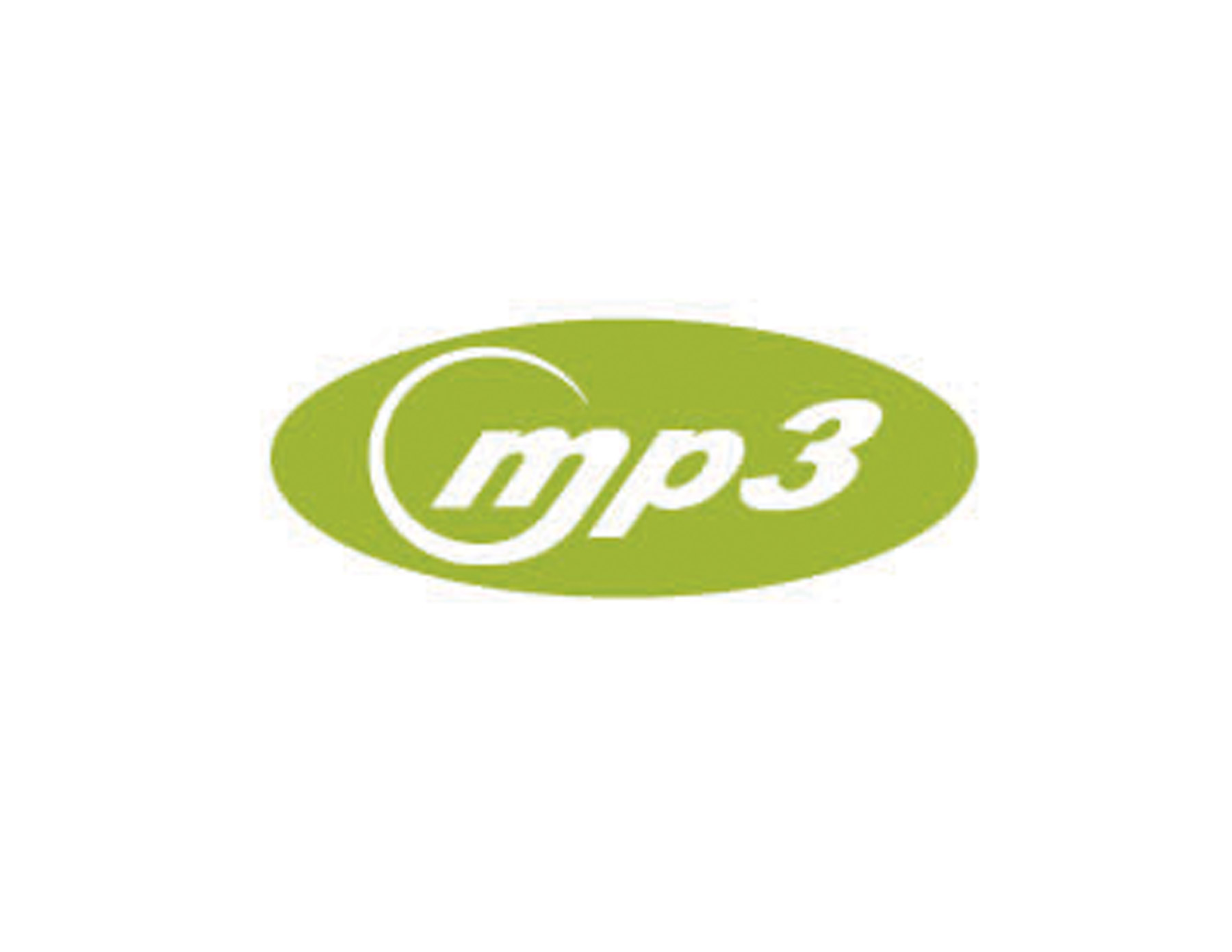 MP3商标圖形用(yòng)綠(lǜ)色的(de)橢圓形體(tǐ)現(xiàn)輕快(kuài)舒心的(de)感覺