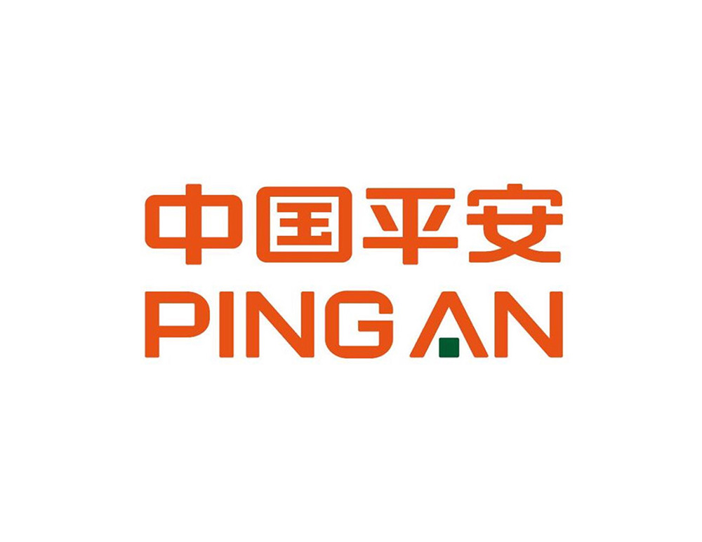 中國(guó)平安logo設計(jì)理(lǐ)念以A字的(de)等邊三角造型，令人(rén)聯想起中西(xī)方的(de)各式小(xiǎo)屋，寓意呵護、關愛(ài)及家(jiā)的(de)形象。